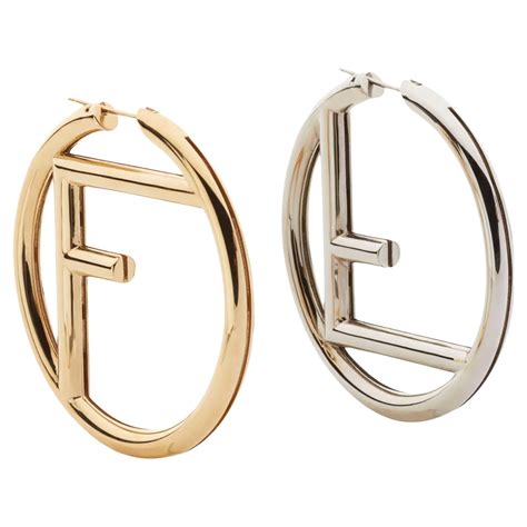 fendi f hoops|fendi earrings celebrity.